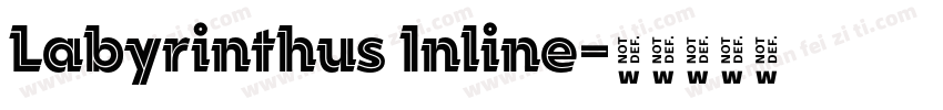 Labyrinthus Inline字体转换